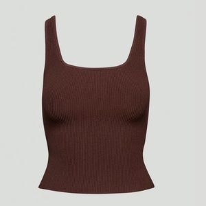 ARITZIA | Babaton Sculpt Knit Squareneck Tank